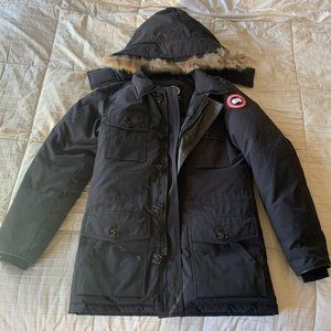 Canada Goose Men's Banff Parka | Navy, Size Small